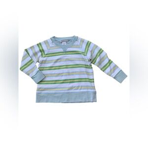 The Beaufort Bonnet Company Size 5 Cassidy Crewneck Sweatshirt Seacrest Stripe